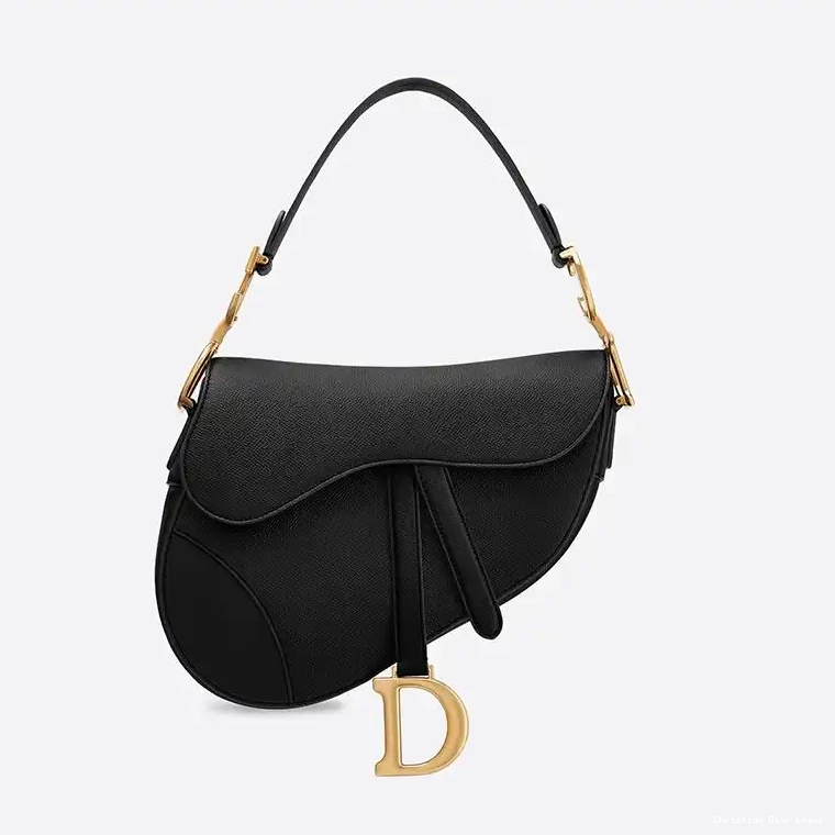 Grained Saddle Black Dior Calfskin Bag 0424 Luxury